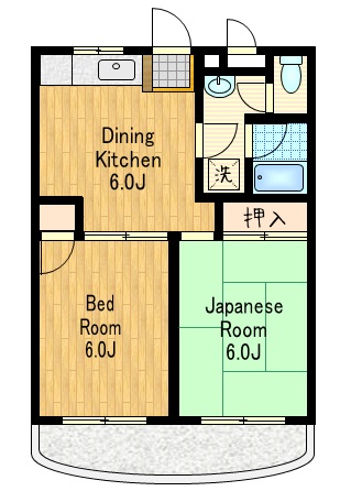 フローラル田園 間取り図