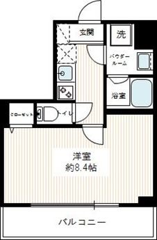 ＨＹ’ｓ Ｓｔａｇｅ Ｂｒｉｌｌａｎｔ 0503号室 間取り