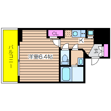 大阪府大阪市中央区南久宝寺町４丁目 間取り