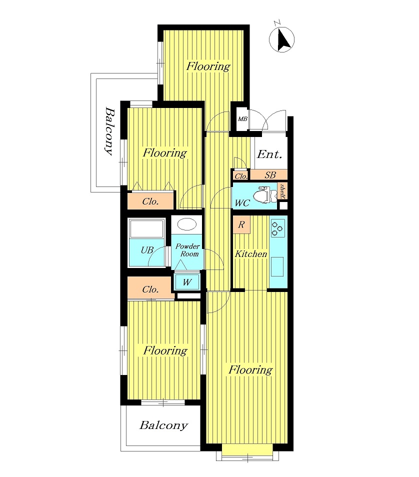 国分寺本町シティハウス 間取り図