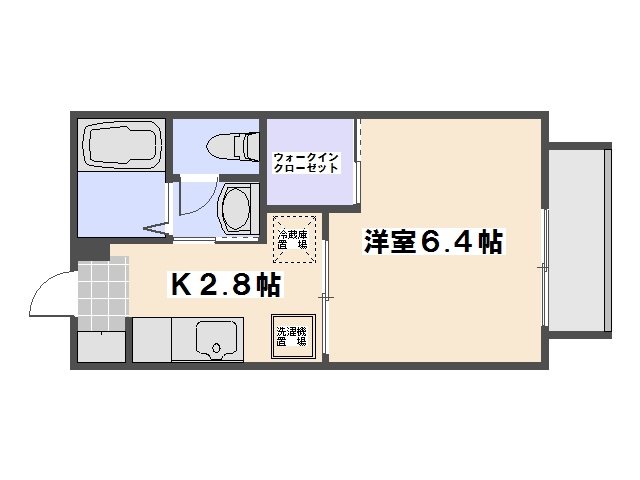 サントークさつき 105号室 間取り