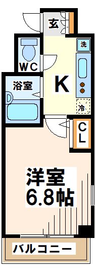 ヴェローナ府中ルッソ 間取り