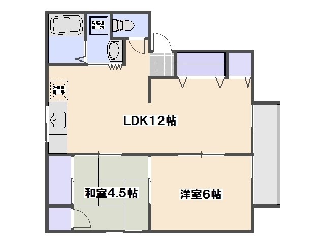 フォルム利松　Ａ棟 間取り