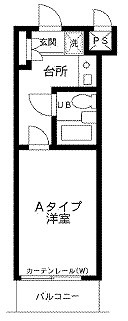 練馬区旭丘2丁目楽器可（ピアノ・弦楽器・声楽）マンション 間取り