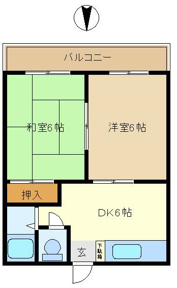 第３森源ハイツ 間取り