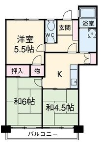 愛知県名古屋市南区豊田５丁目 間取り