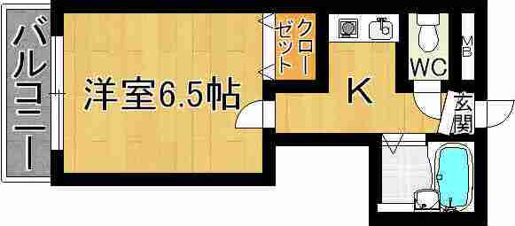 ファーストシティⅠ 間取り図