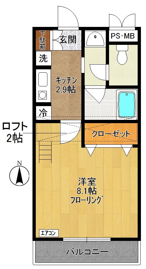 アイン・レーベン 間取り図