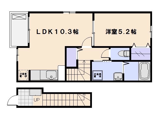 Ｔ&rsquo;ｓ　ヴィラ 201号室 間取り