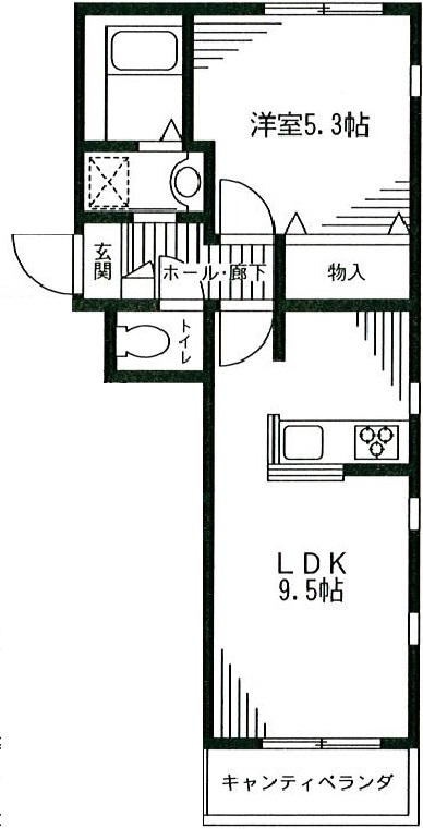 グレース板橋 301号室 間取り
