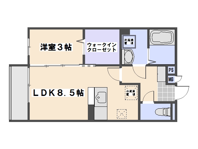 Bonheur 2 間取り