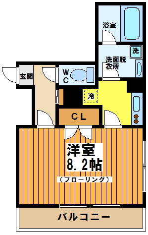 201号室 間取り