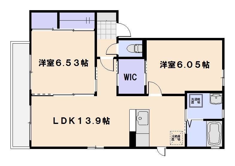 グレース美鈴園 201号室 間取り