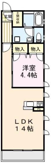 Shamaison Rin　シャーメゾン リン 101号室 間取り