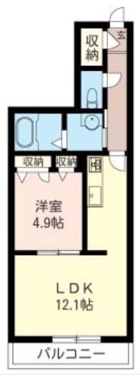 Shamaison Rin　シャーメゾン リン 間取り図