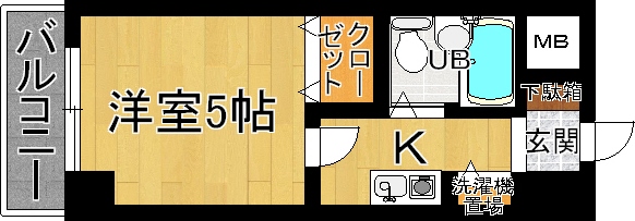 シティパレスＪＲ奈良Ｐ-7 間取り図