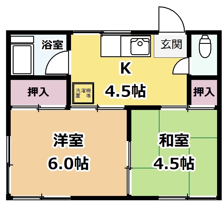 グリーンハイツ松浪 間取り