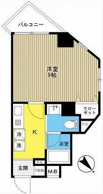豊島区雑司が谷2丁目楽器可（ピアノ・弦）マンション 間取り