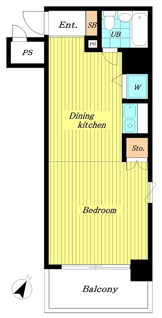 日興パレス伊勢佐木町北PARTⅡ 間取り図