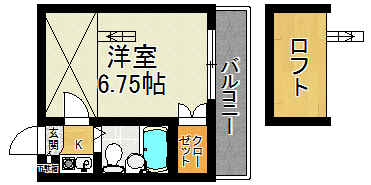 グランデ高天 間取り図