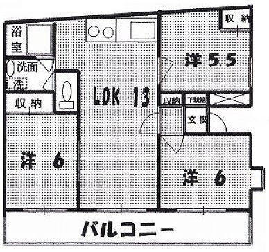杉並区高円寺北3丁目楽器可（ピアノ・弦/管・声楽)マンション 間取り