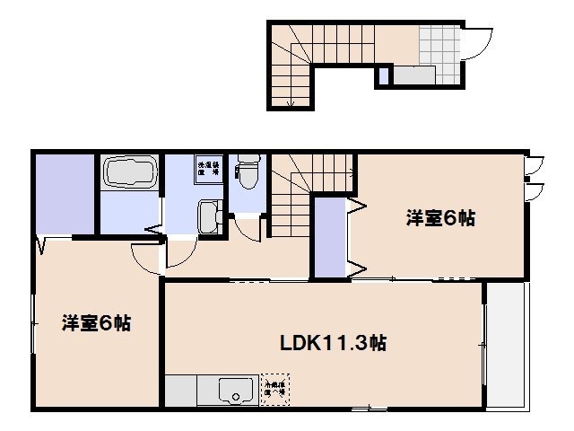 ラ・リズィエール　1番館 間取り