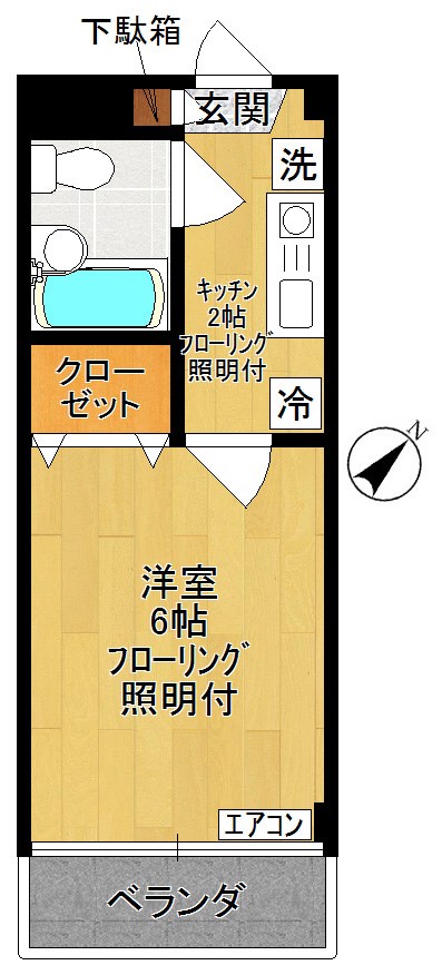 カースル・シライシ 間取り図