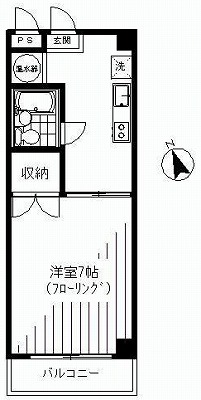 練馬区北町1丁目楽器可（グランドピアノ・弦・管楽器・声楽）マンション 間取り
