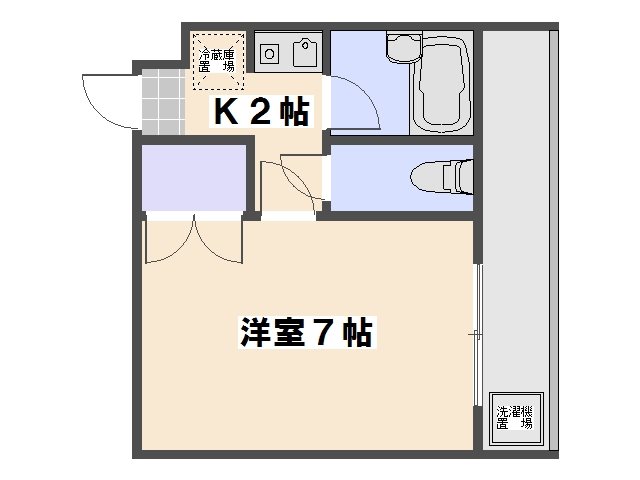 アヴニール 302号室 間取り