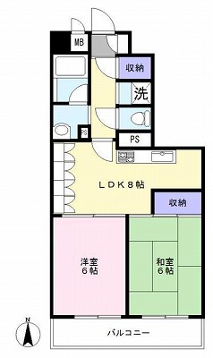 中野区中央5丁目楽器可（ピアノ・弦楽器）分譲マンション 間取り
