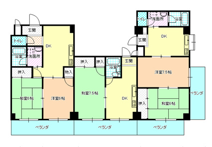 第1アリストマンション 間取り