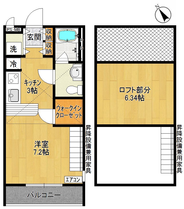ガーデンビィラ伍番館 106号室 間取り