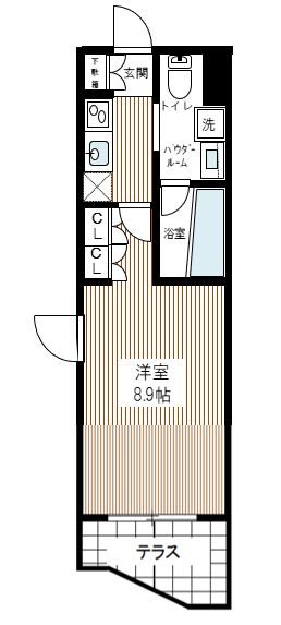 ＡＸＡＳ南蒲田ＡｓｙｌＣｏｕｒｔ 0112号室 間取り