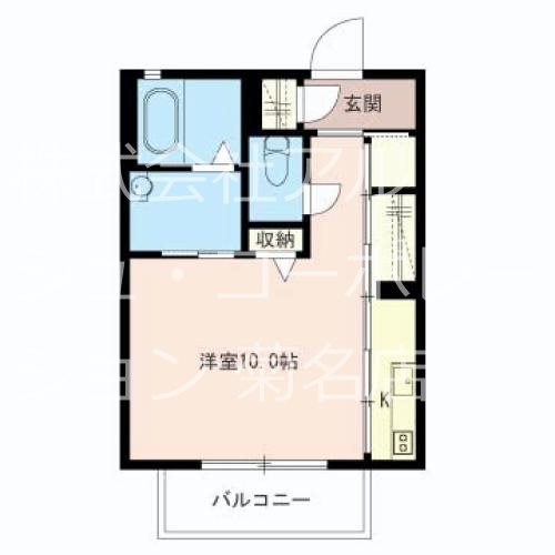 メゾンクローバーＢ 間取り