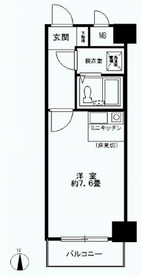 足立区千住2丁目楽器可（弦楽器）分譲マンション 間取り