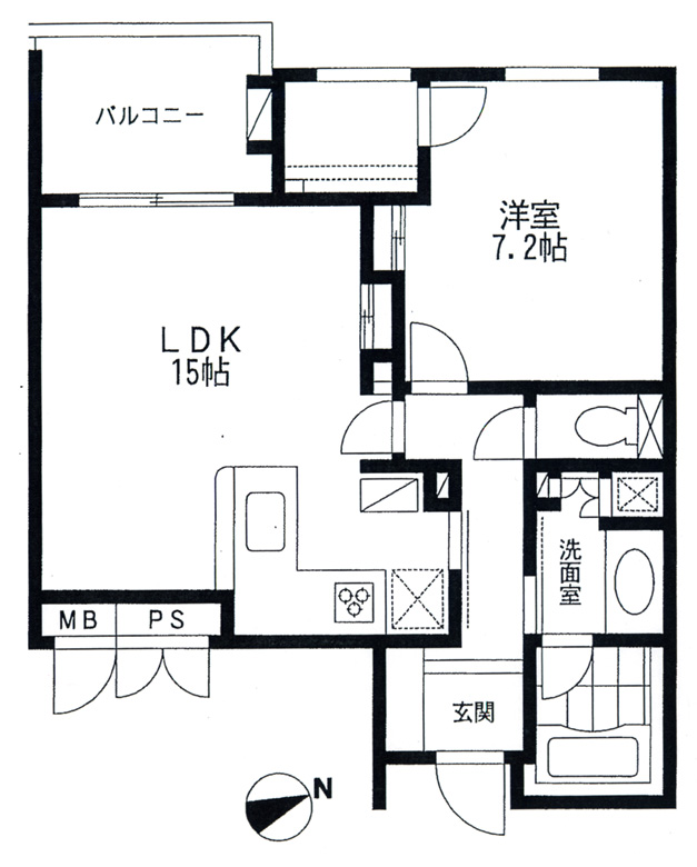 プレステージ野沢 間取り