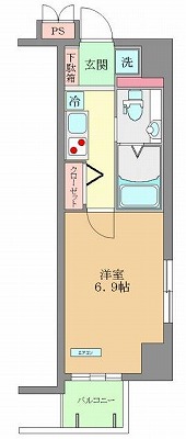 墨田区両国2丁目楽器可(ピアノ・弦楽器)マンション 間取り