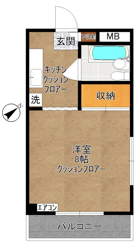 マルトサロン 301号室 間取り