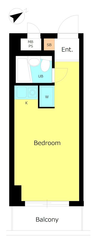 ﾗｲｵﾝｽﾞﾏﾝｼｮﾝ旗の台 1004号室 間取り