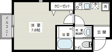 ミレニア草加住吉 0205号室 間取り