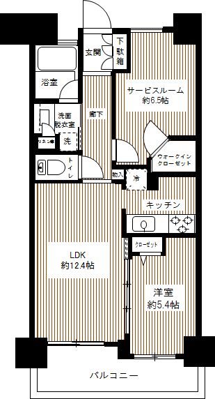 クリオ入谷 間取り図