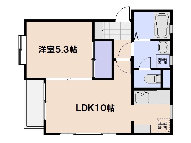 パークハイム佐方 間取り図