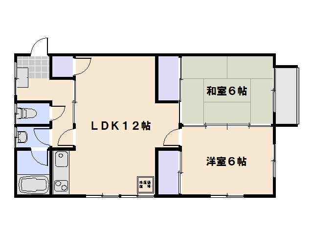 木谷マンション 302号室 間取り