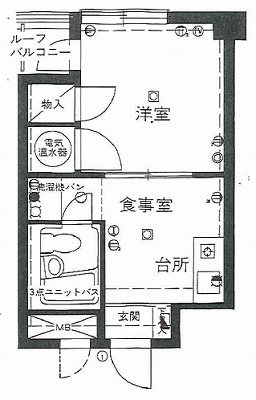 目黒区碑文谷6丁目楽器可(ピアノ・弦楽器)マンション 間取り