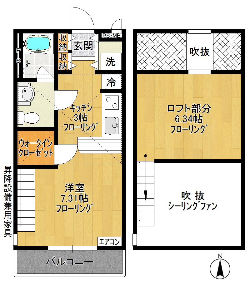シグナス-Cygnus- 107号室 間取り