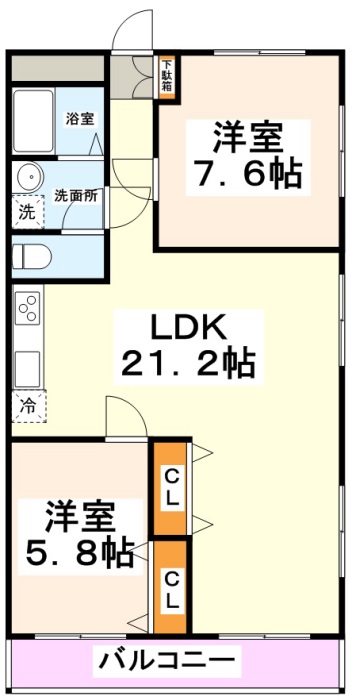 花岡マンション 間取り