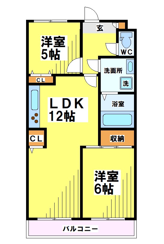 ヴェルジュ多摩川 間取り