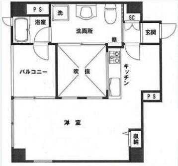 豊島区目白5丁目楽器可（ピアノ・弦）分譲デザイナーズマンション 間取り