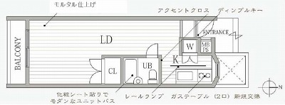 中野区中央4丁目楽器可(ピアノ・弦楽器)マンション 間取り