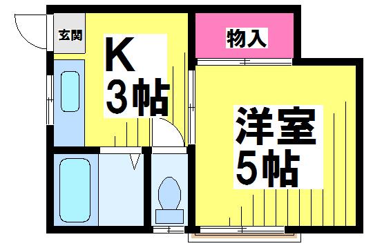 八雲台荘 間取り